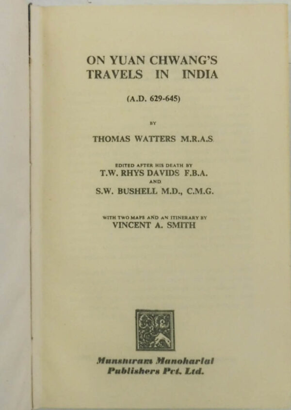 On-Yuan-Chwang-s-Travels-in-India-A-D-629-645-Watters-Thomas-005031-1