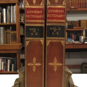 A Dictionary of the English Language, Samuel Johnson